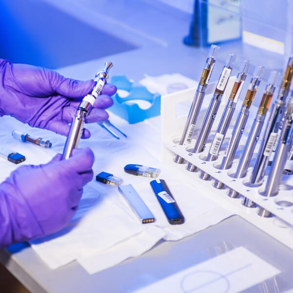 diagnostic lab hand holding tools Perfect Square